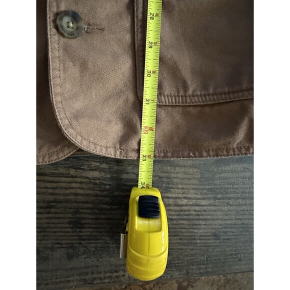 Woolrich Jacket Mens Large Elite Series Tactical Brown Canvas Heavy Parka Coat - Picture 6 of 8